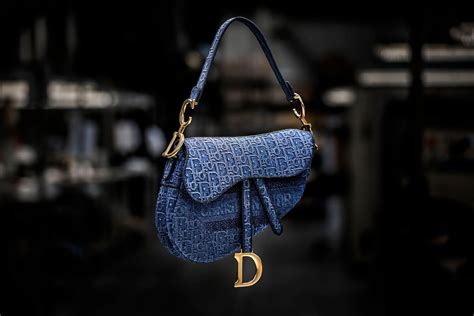 dior saddle blue oblique|Dior saddle bag denim.